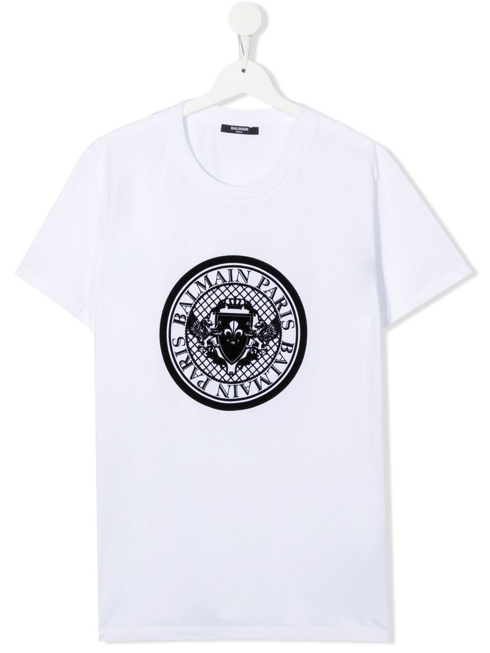 Balmain Kids TEEN T-Shirt mit Logo-Print - Weiß von Balmain Kids