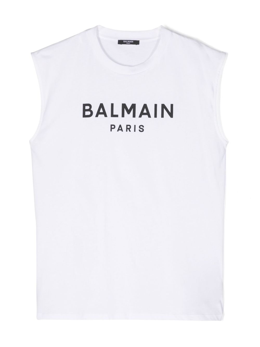 Balmain Kids Top mit Logo-Print - Weiß von Balmain Kids