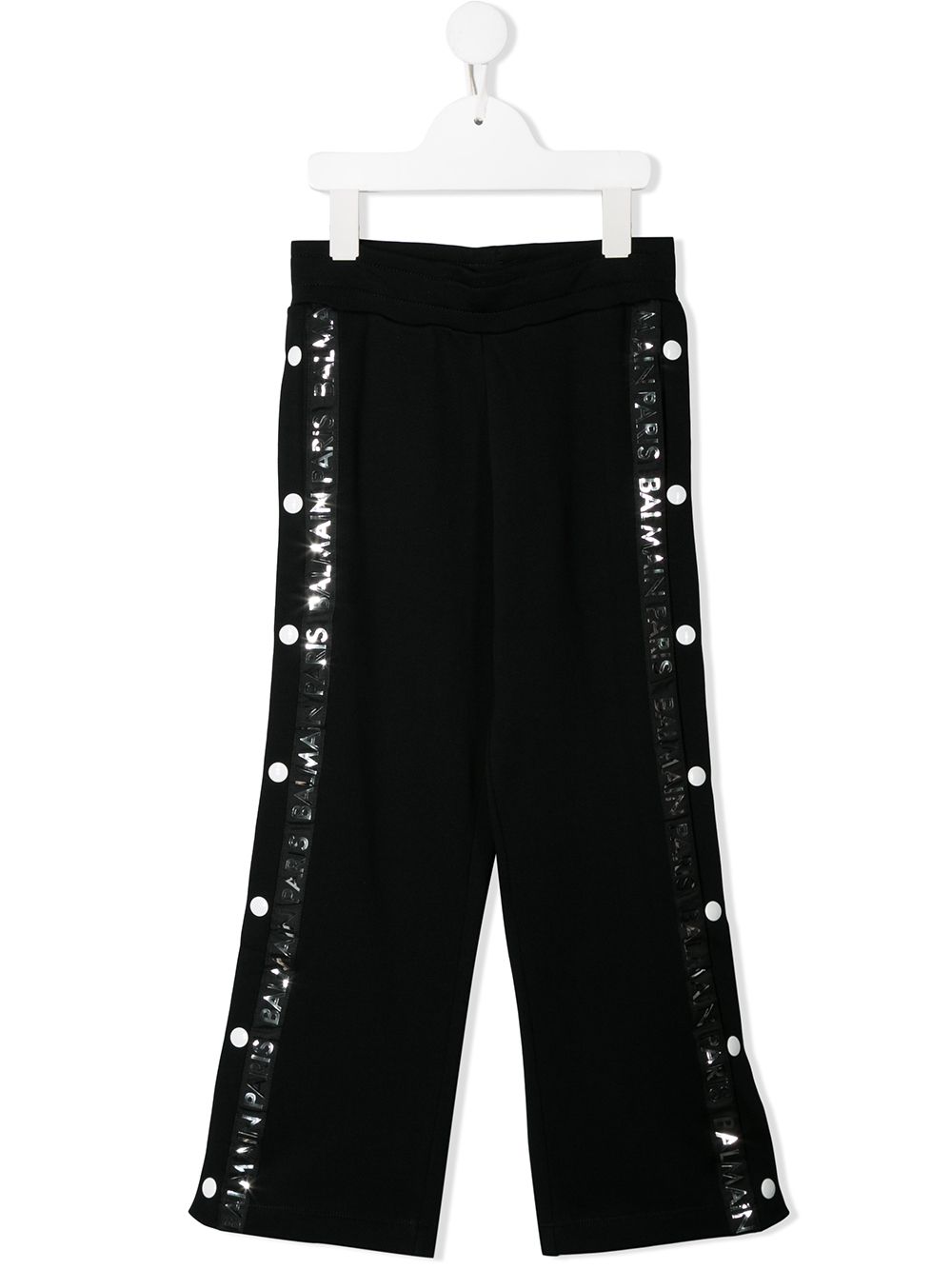 Balmain Kids Jogginghose mit Knöpfen - Schwarz von Balmain Kids