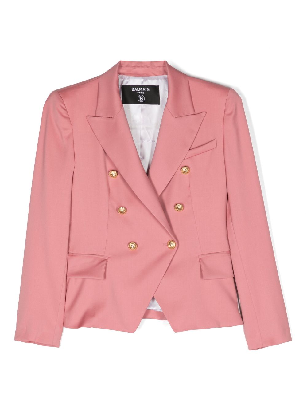 Balmain Kids Doppelreihiger Blazer - Rosa von Balmain Kids