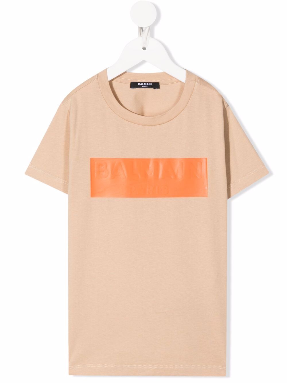 Balmain Kids T-Shirt mit Logo-Prägung - Nude von Balmain Kids