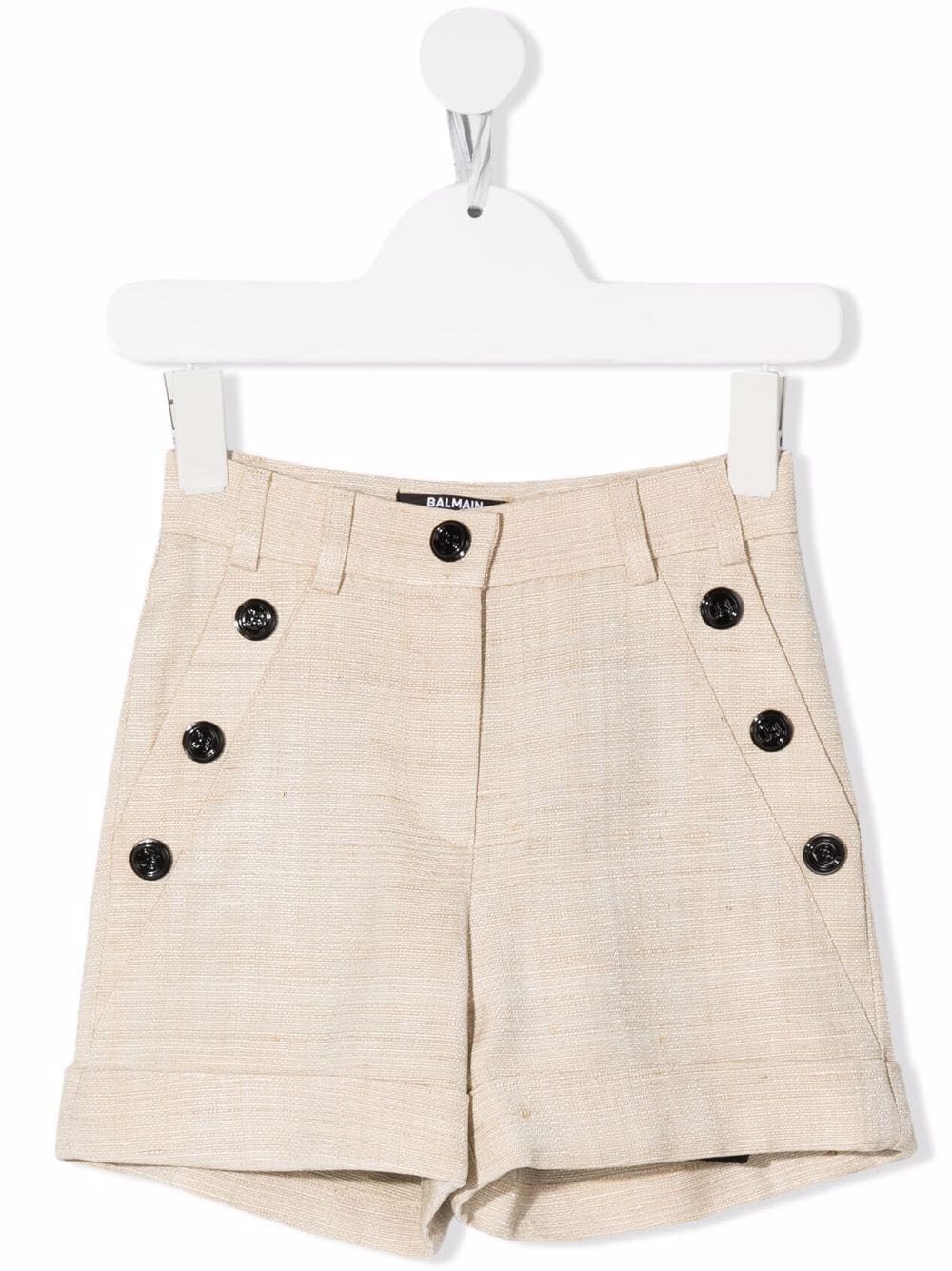 Balmain Kids Shorts mit hohem Bund - Nude von Balmain Kids