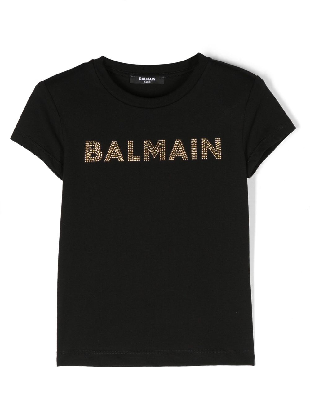 Balmain Kids T-Shirt mit Logo-Verzierung - Schwarz von Balmain Kids