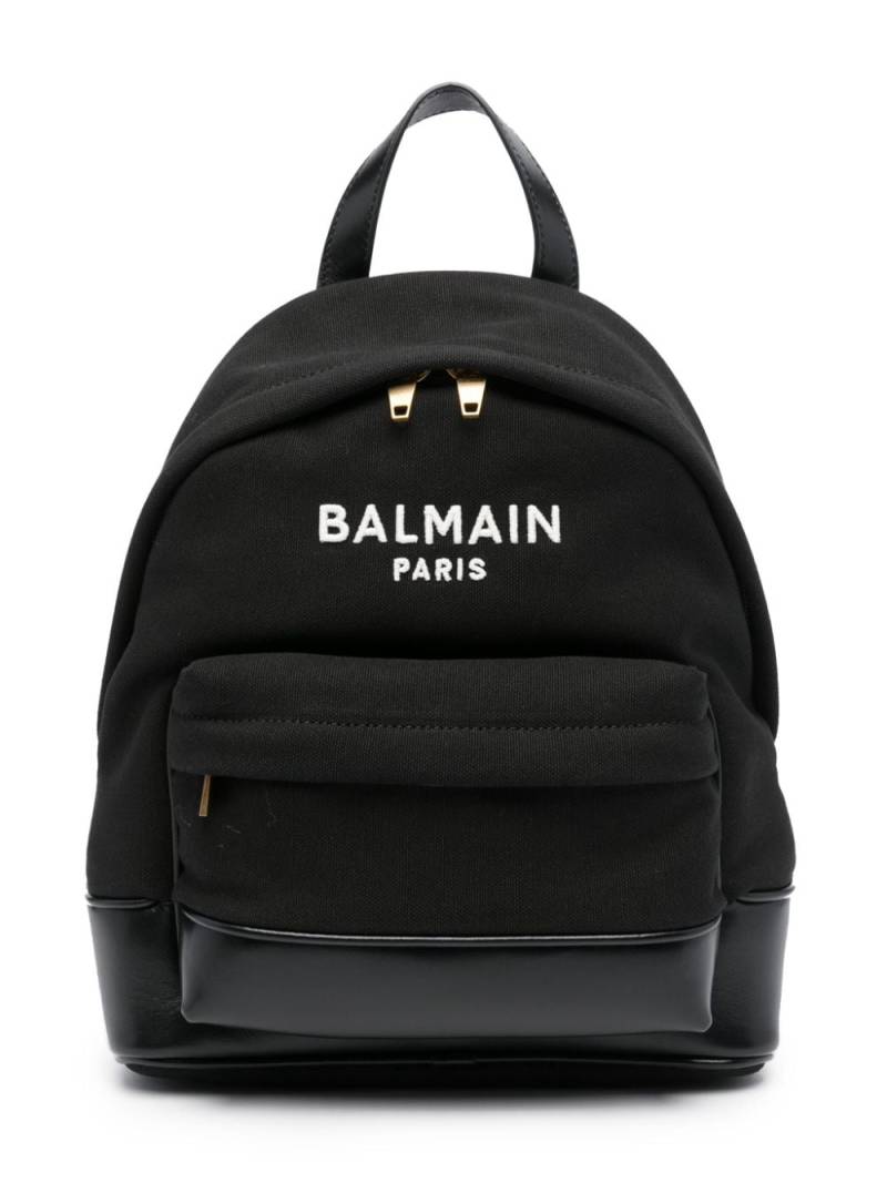 Balmain Kids Rucksack mit Logo-Stickerei - Schwarz von Balmain Kids