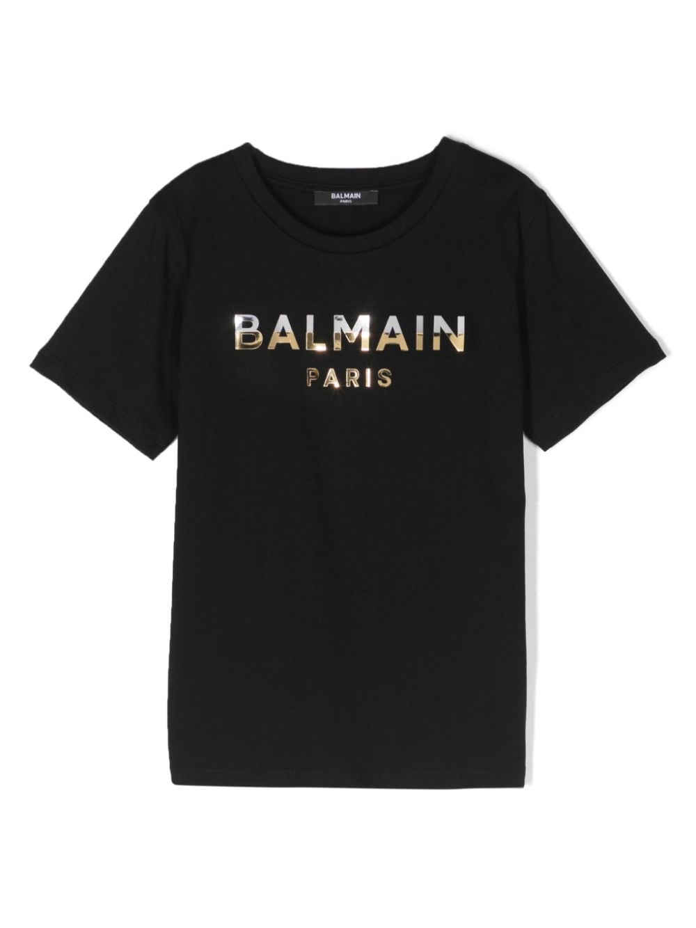 Balmain Kids T-Shirt mit Logo-Patch - Schwarz von Balmain Kids