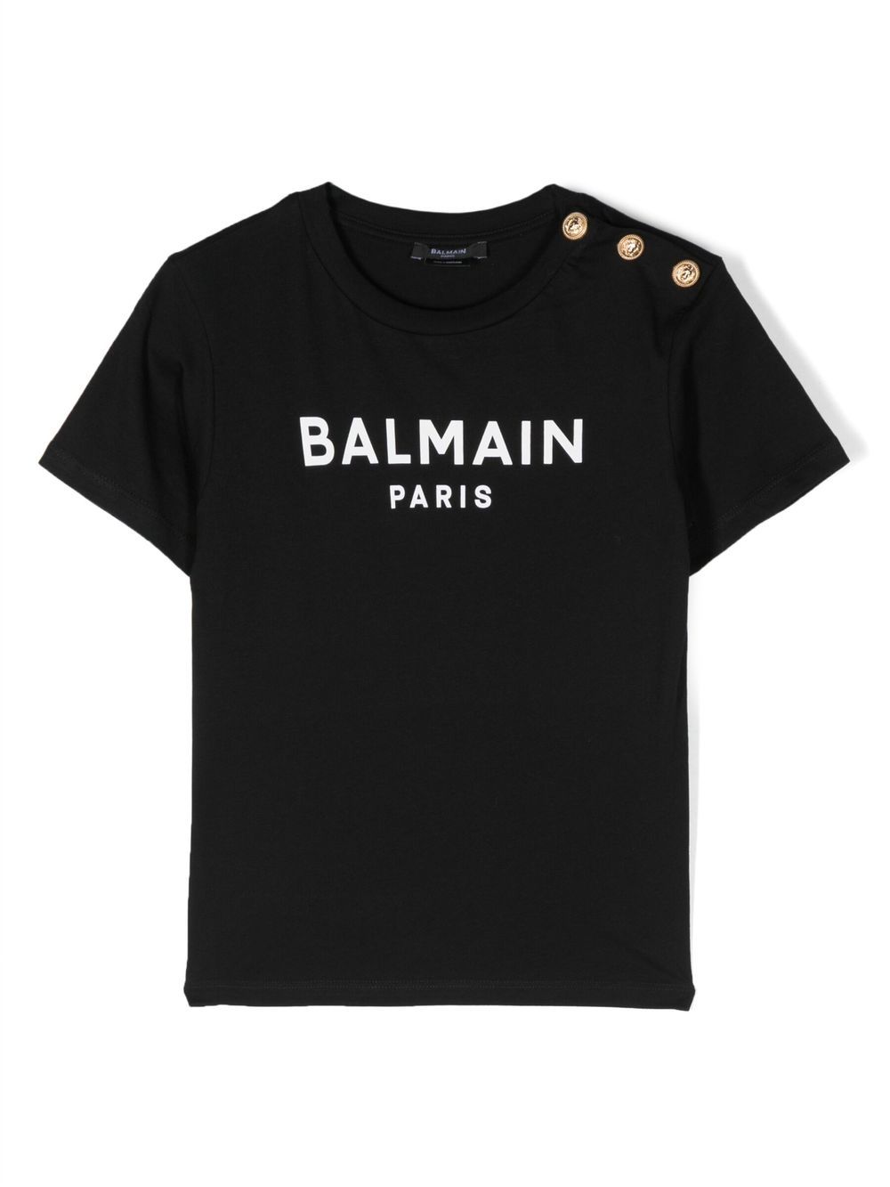 Balmain Kids T-Shirt mit Logo-Print - Schwarz von Balmain Kids