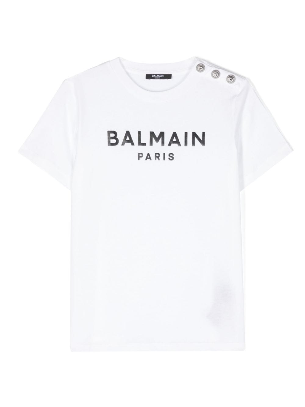 Balmain Kids T-Shirt mit Logo-Print - Weiß von Balmain Kids