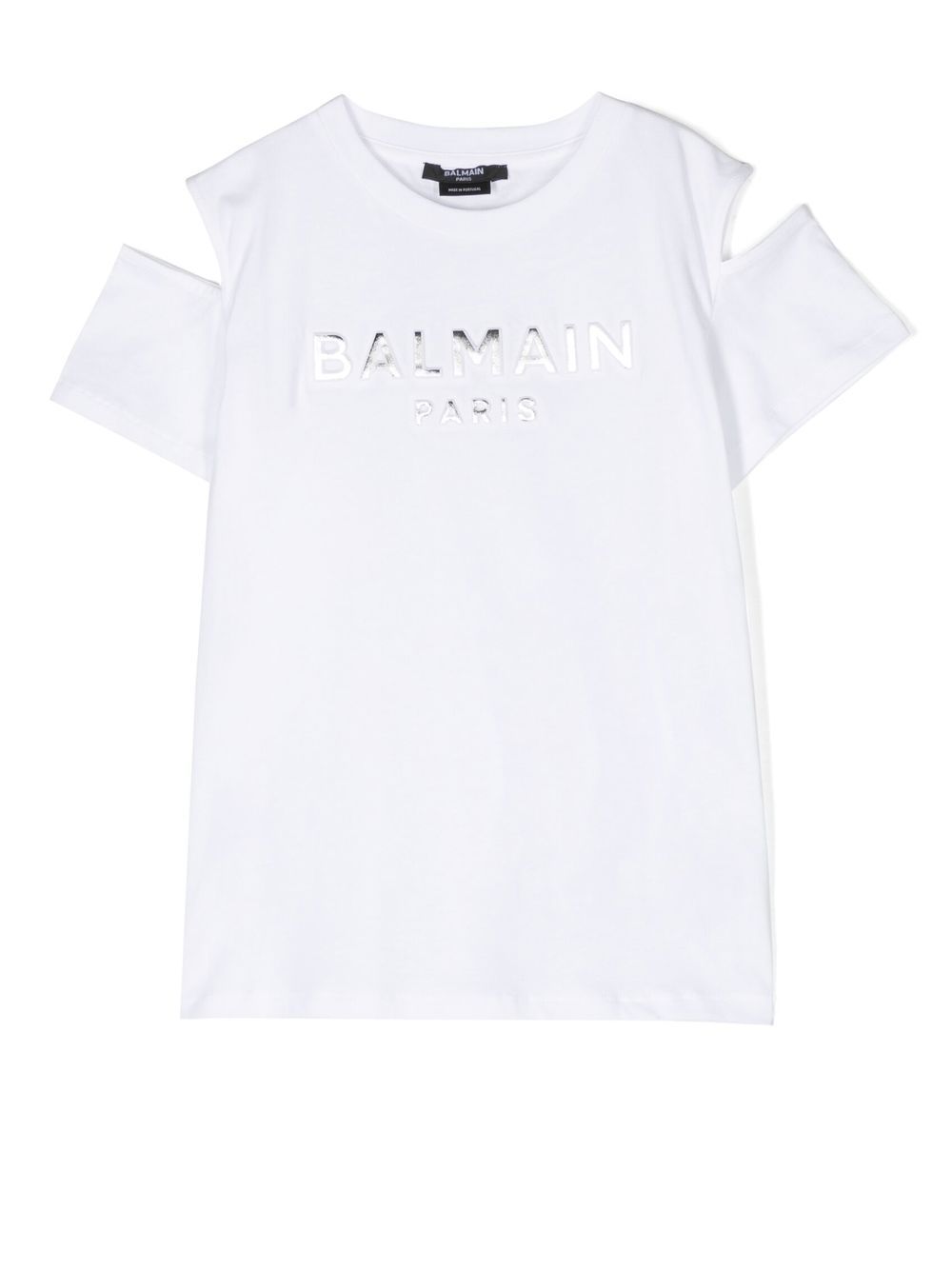 Balmain Kids T-Shirt mit Logo-Print - Weiß von Balmain Kids