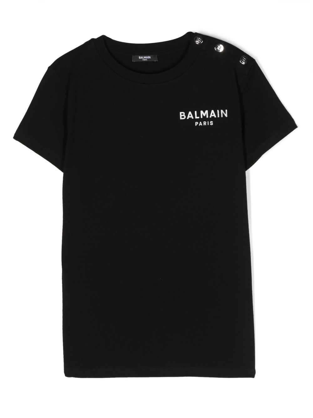 Balmain Kids T-Shirt mit Logo-Print - Schwarz von Balmain Kids