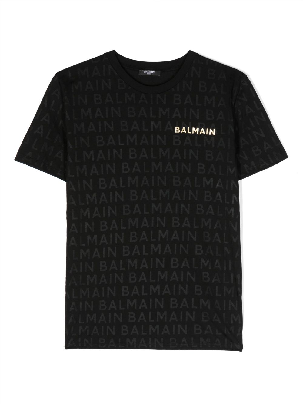 Balmain Kids T-Shirt mit Logo-Print - Schwarz von Balmain Kids