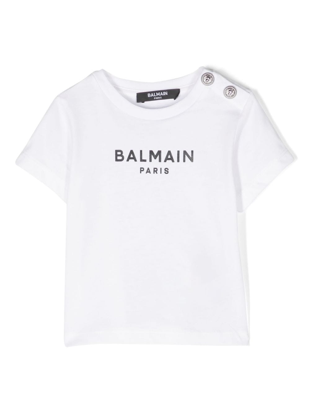 Balmain Kids T-Shirt mit Logo-Print - Weiß von Balmain Kids