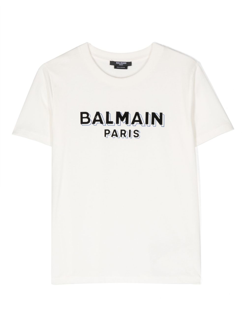 Balmain Kids T-Shirt mit Logo-Print - Weiß von Balmain Kids