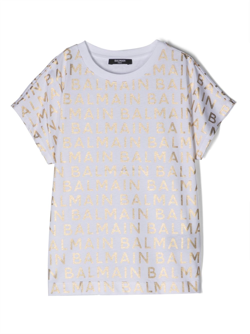 Balmain Kids T-Shirt mit Logo-Print - Weiß von Balmain Kids