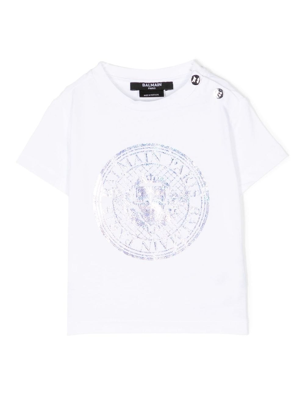 Balmain Kids T-Shirt mit Logo-Print - Weiß von Balmain Kids