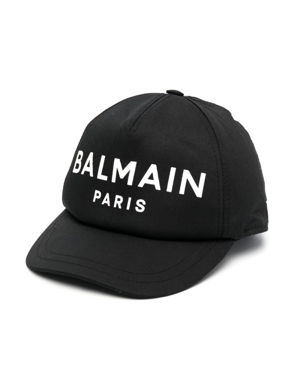 Balmain Kids Baseballkappe mit Logo-Print - Schwarz von Balmain Kids