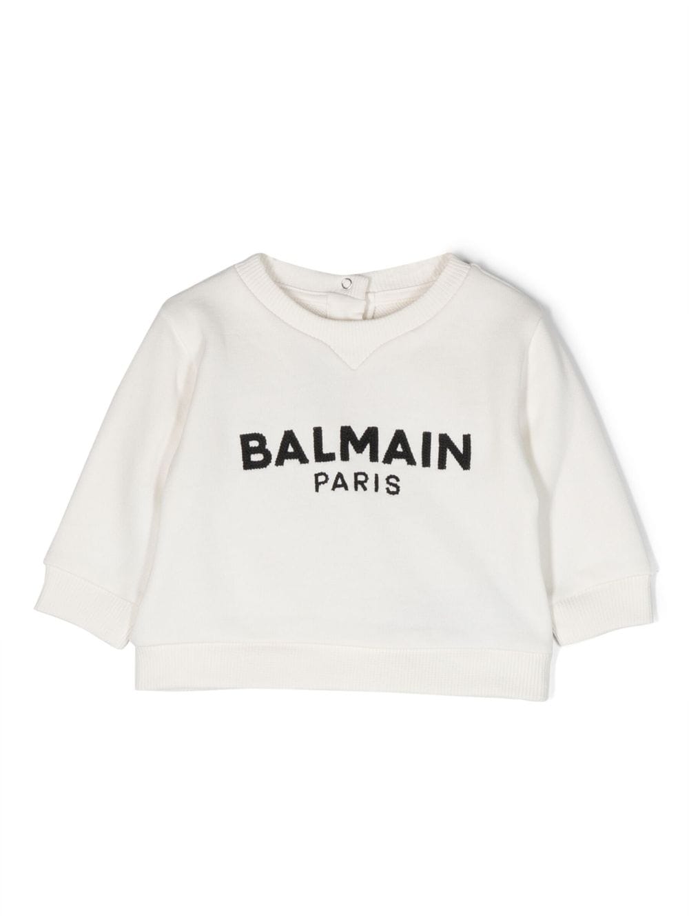 Balmain Kids Pullover mit Logo-Print - Weiß von Balmain Kids