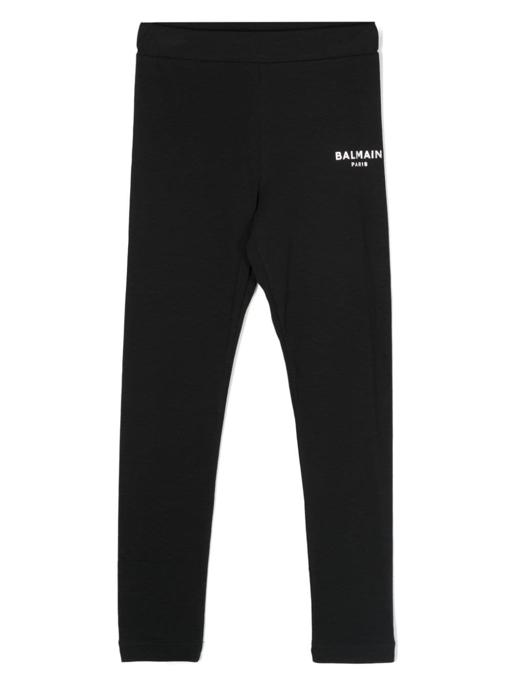 Balmain Kids Leggings mit Logo-Print - Schwarz von Balmain Kids