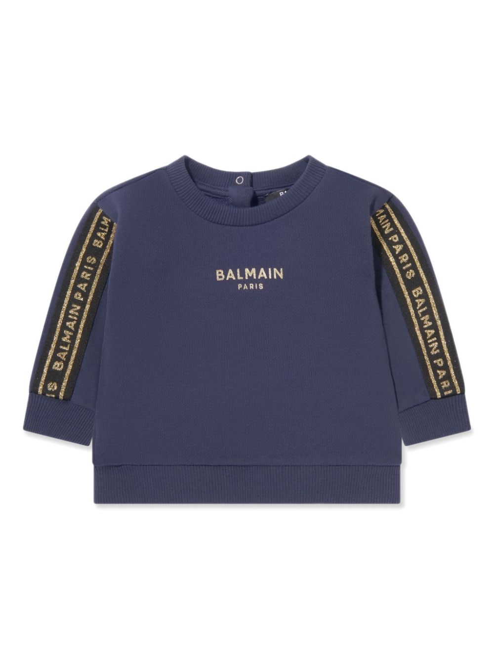 Balmain Kids Sweatshirt mit Logo-Print - Blau von Balmain Kids