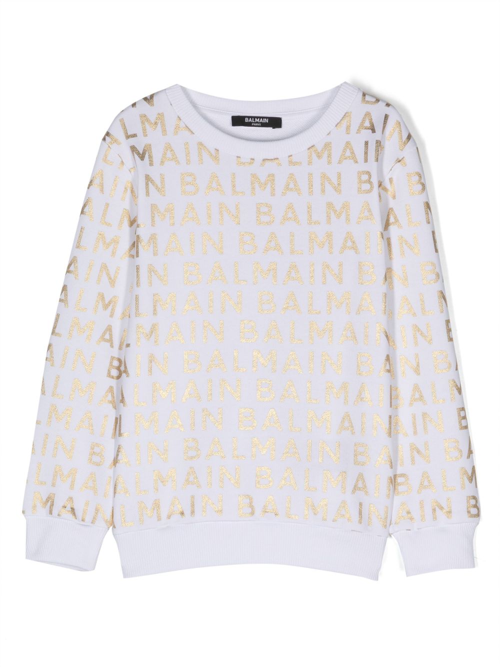 Balmain Kids Sweatshirt mit Logo-Print - Weiß von Balmain Kids