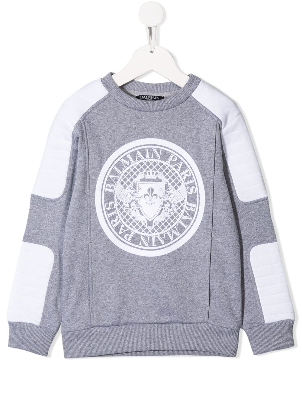 Balmain Kids Sweatshirt mit Logo-Print - Grau von Balmain Kids