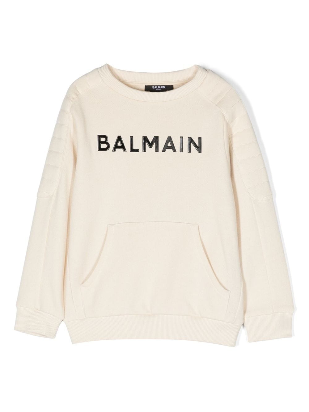 Balmain Kids Sweatshirt mit Logo-Print - Nude von Balmain Kids