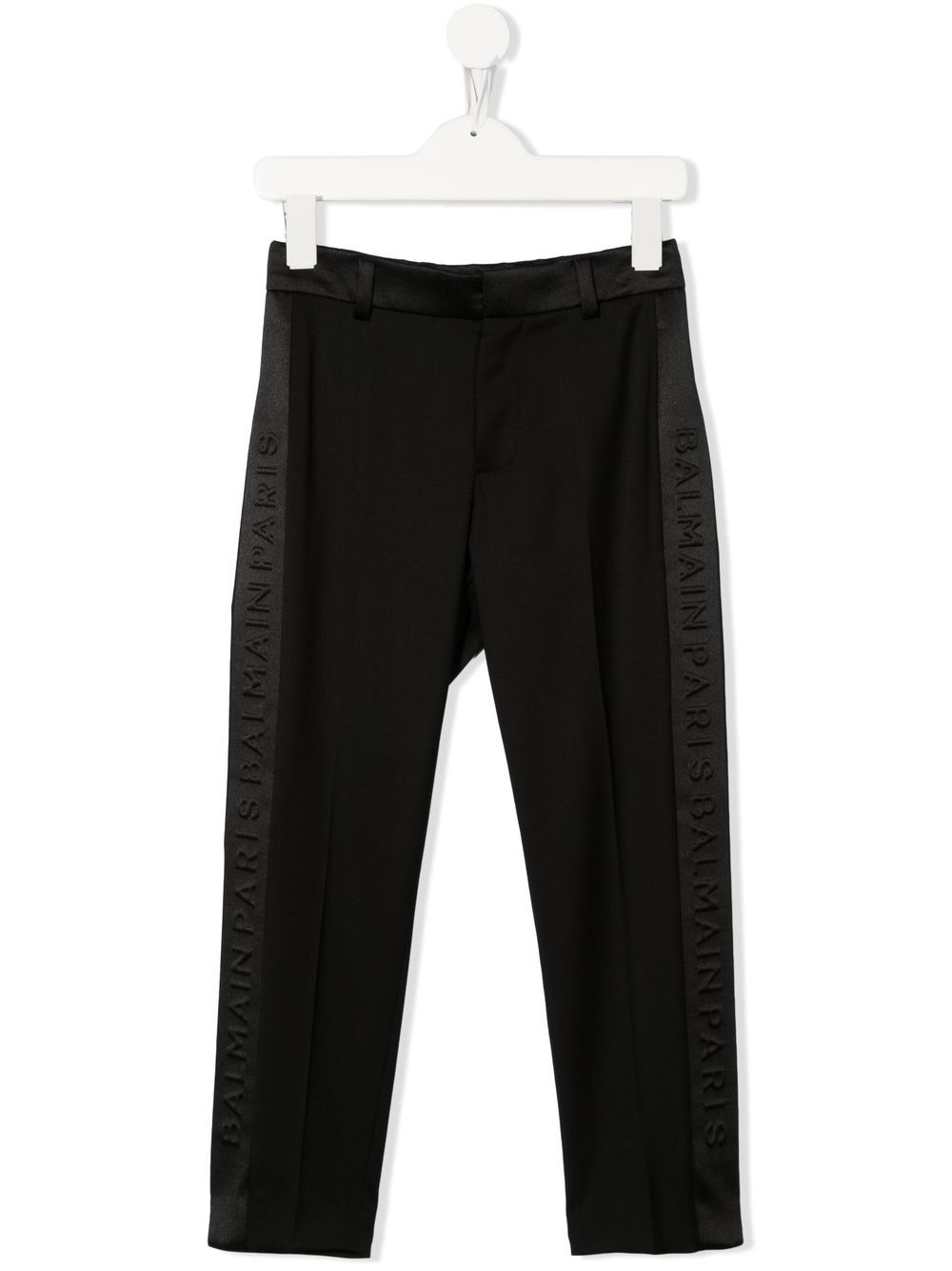 Balmain Kids Leggings mit Logo-Streifen - Schwarz von Balmain Kids