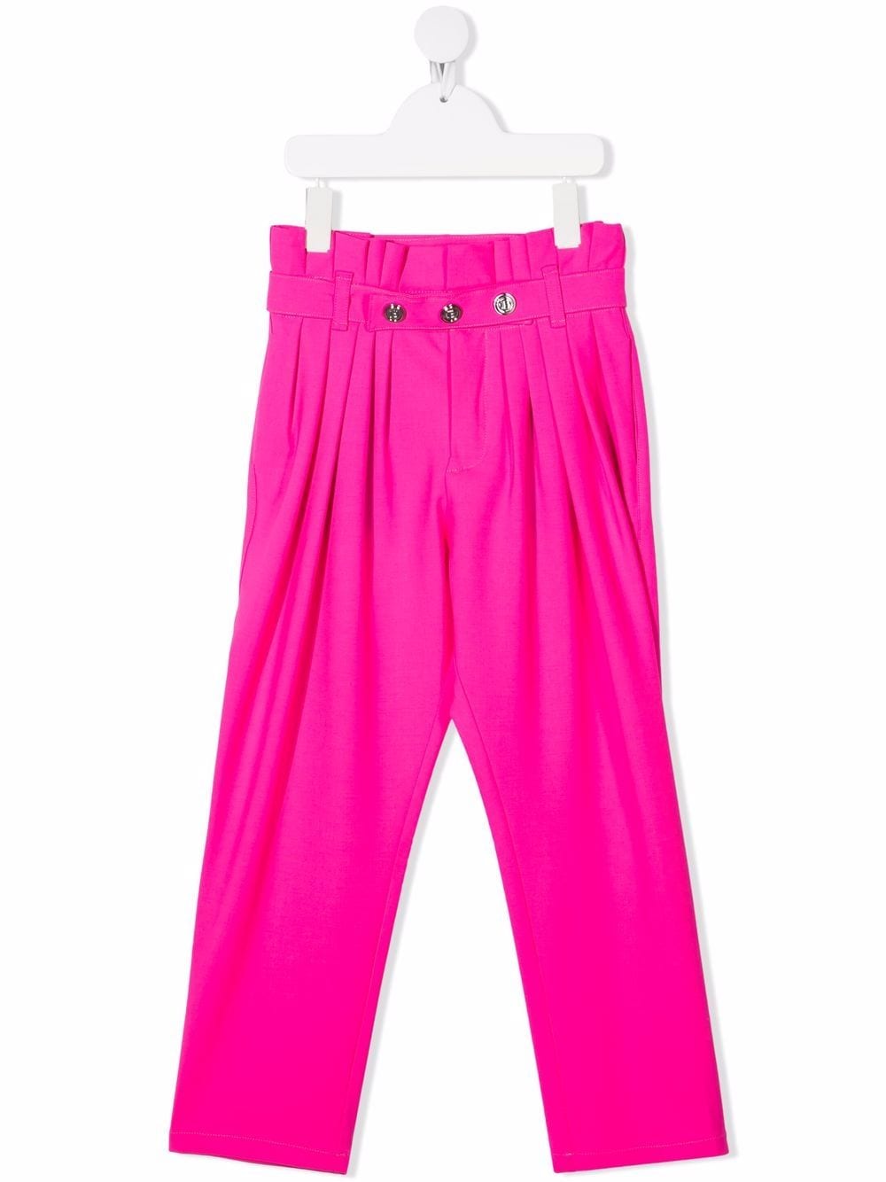 Balmain Kids Bundfaltenhose mit Gürtel - Rosa von Balmain Kids