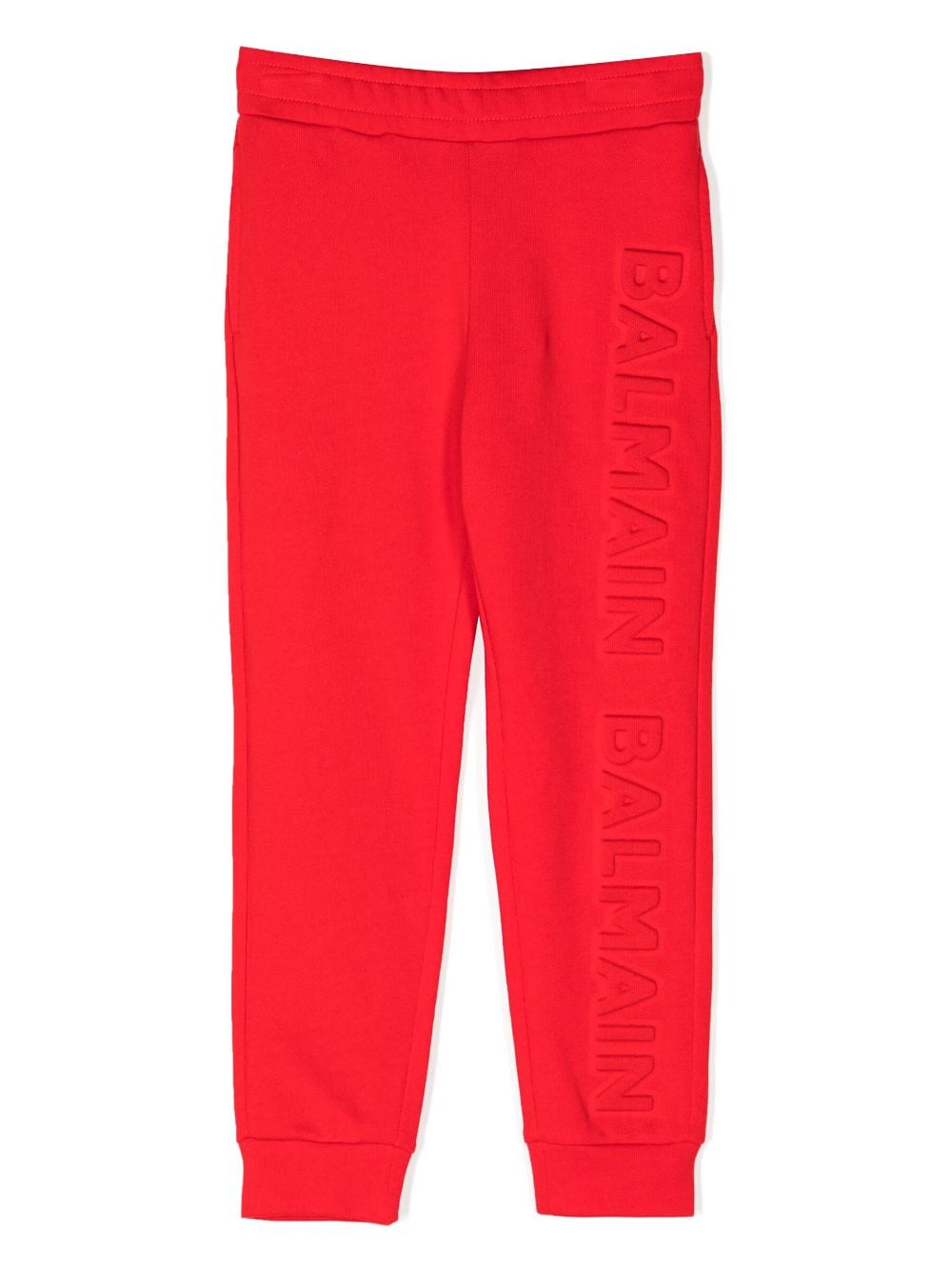 Balmain Kids Jogginghose mit vorstehendem Logo - Rot von Balmain Kids