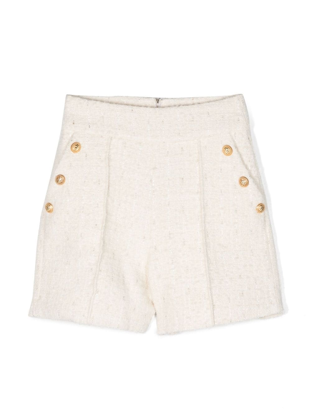 Balmain Kids Shorts mit Reißverschluss - Nude von Balmain Kids