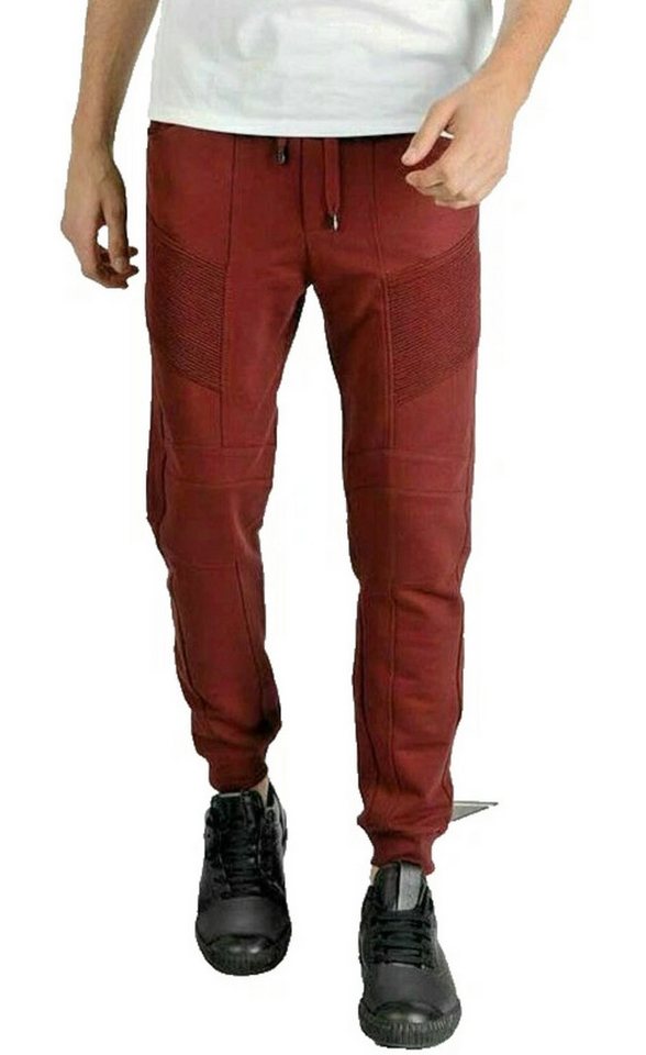 Balmain Paris Jogginghose Pierre Balmain Herren Loungepants Hose mit Biker-Details Zwei seitliche Eingrifftaschen, Reißverschlusstasche HInten von Balmain Paris