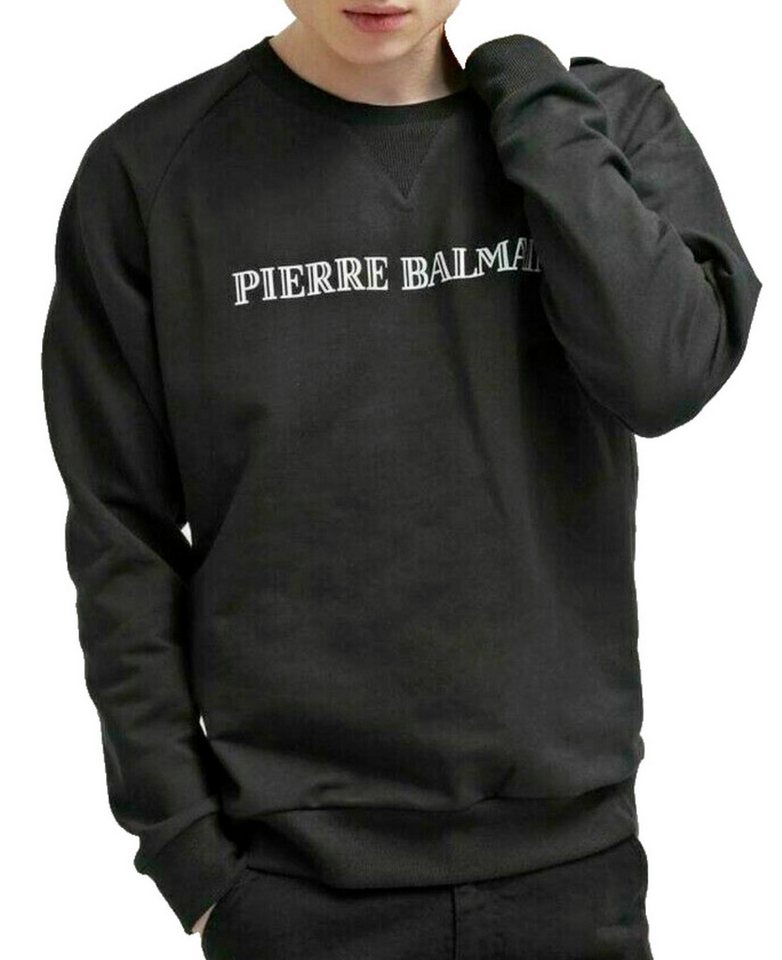 Balmain Paris Sweatshirt Pierre Balmain Pullover Gerippten Kragen mit elastischen Bündchen von Balmain Paris