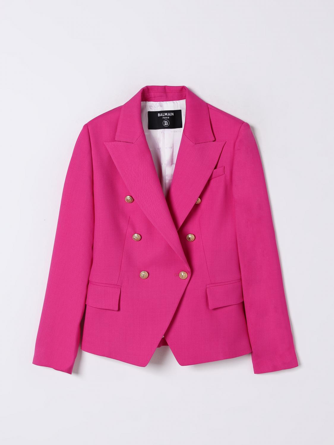 BALMAIN Jacke Kinder Farbe Raspberry von Balmain
