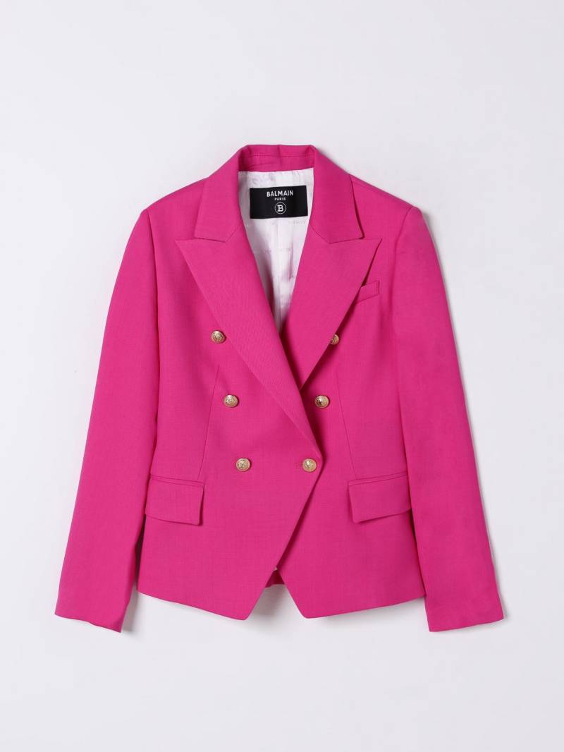 BALMAIN Jacke Kinder Farbe Raspberry von Balmain