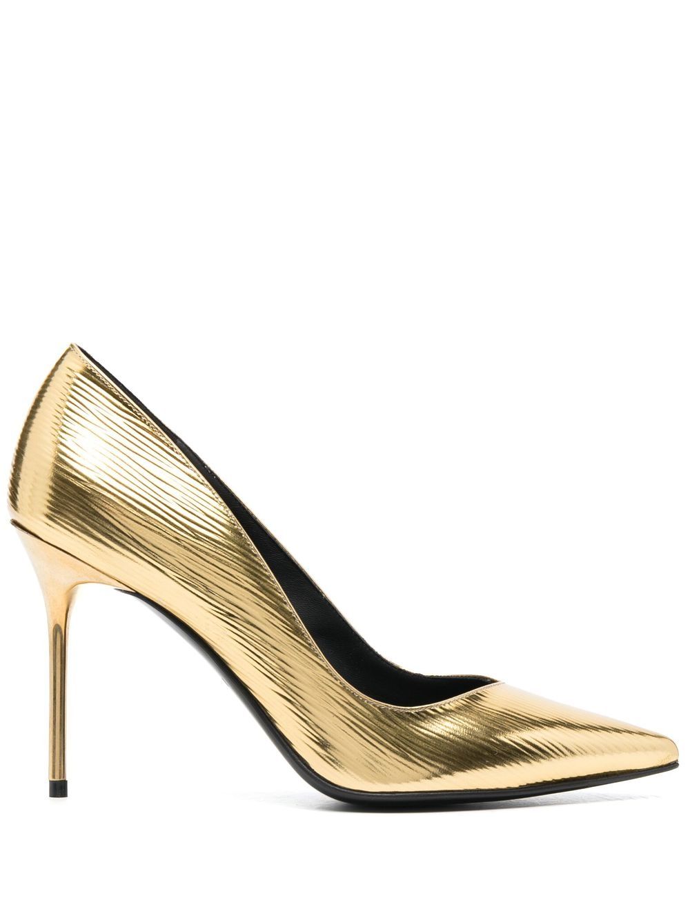 Balmain Metallische Pumps 100mm - Gelb von Balmain