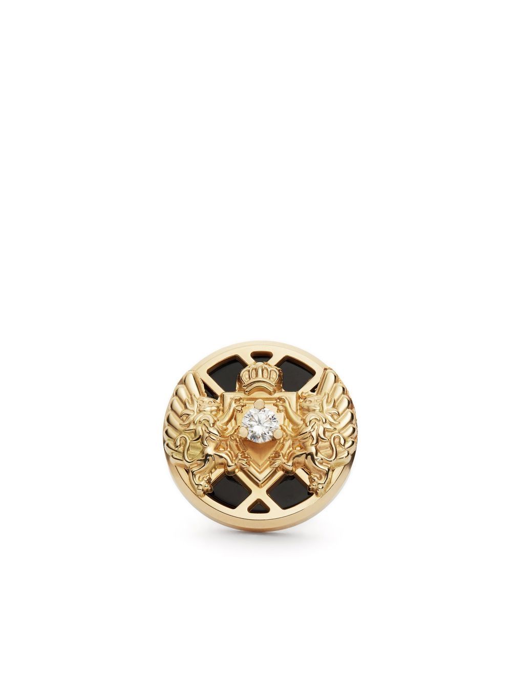 Balmain 18kt Gelbgoldohrstecker mit Diamant von Balmain