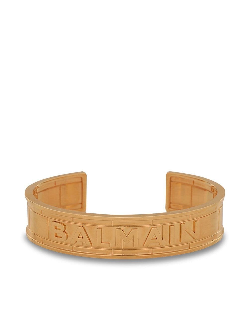 Balmain Armspange mit Logo-Prägung - Gold von Balmain