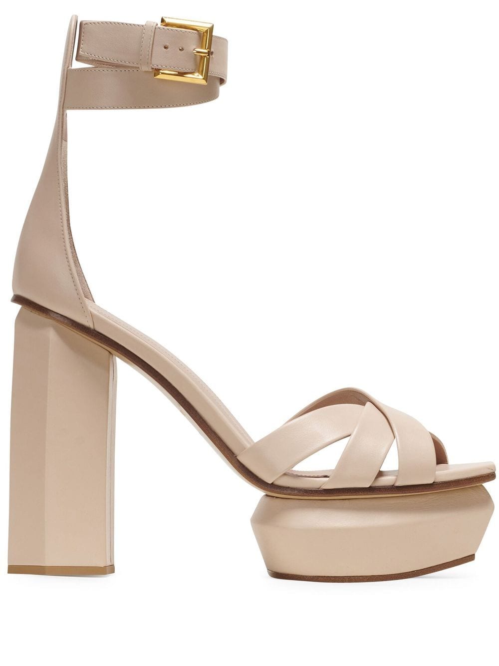 Balmain Ava Plateau-Pumps - Nude von Balmain