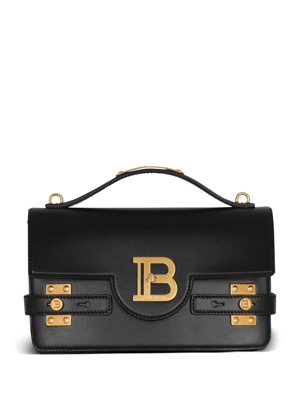 Balmain B-Buzz Schultertasche 24cm - Schwarz von Balmain