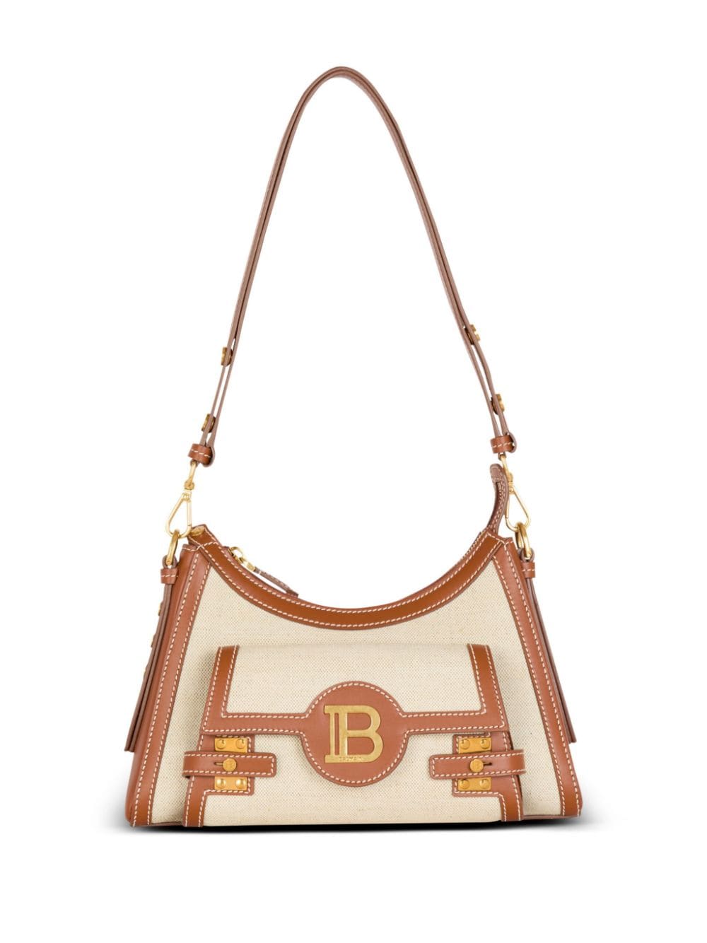 Balmain B-Buzz Schultertasche - Nude von Balmain