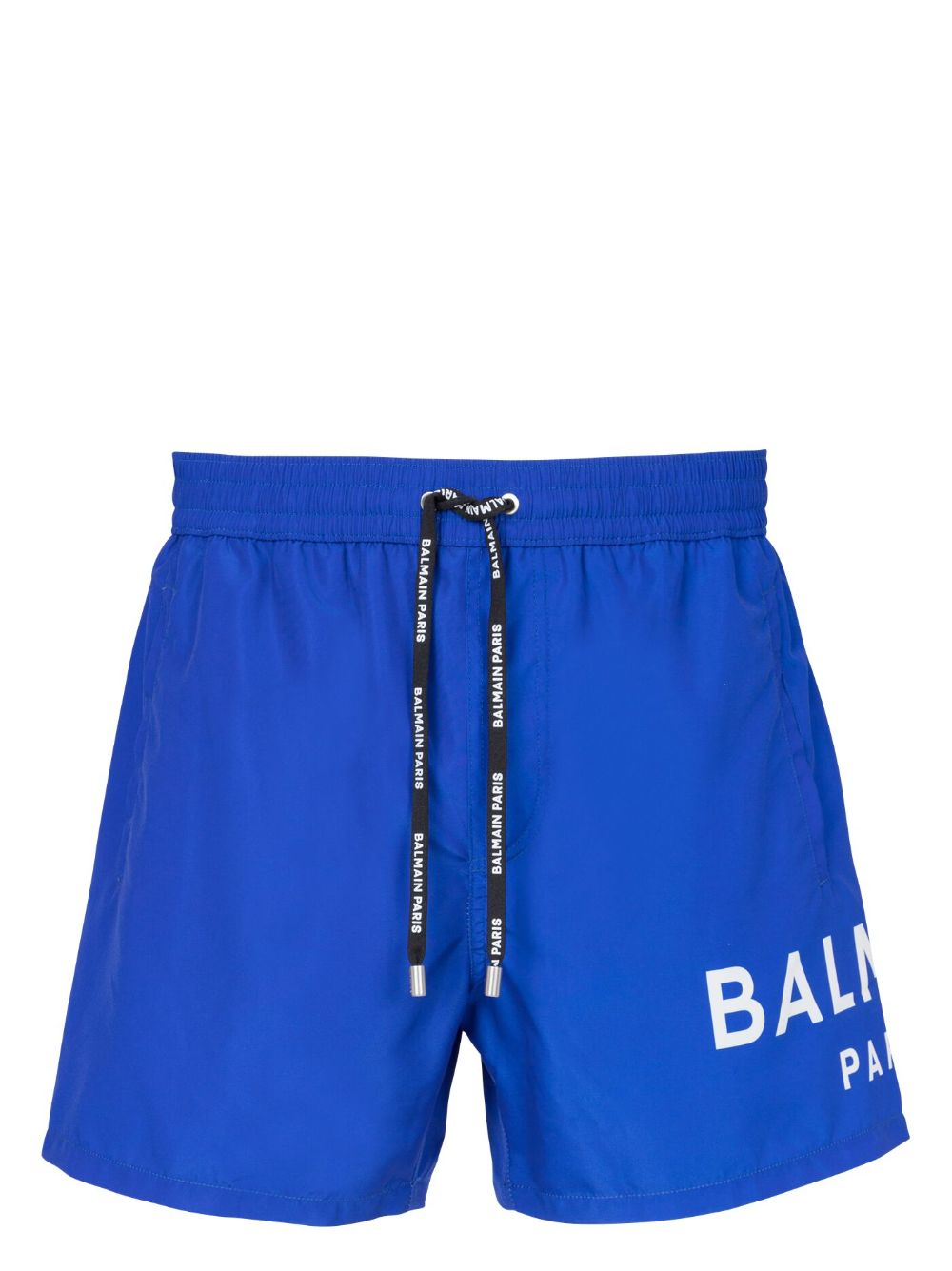 Balmain Badeshorts mit Logo-Print - Blau von Balmain