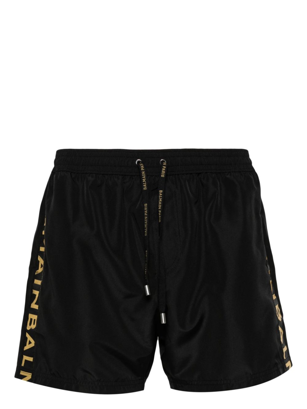 Balmain Badeshorts mit Logo-Verzierung - Schwarz von Balmain