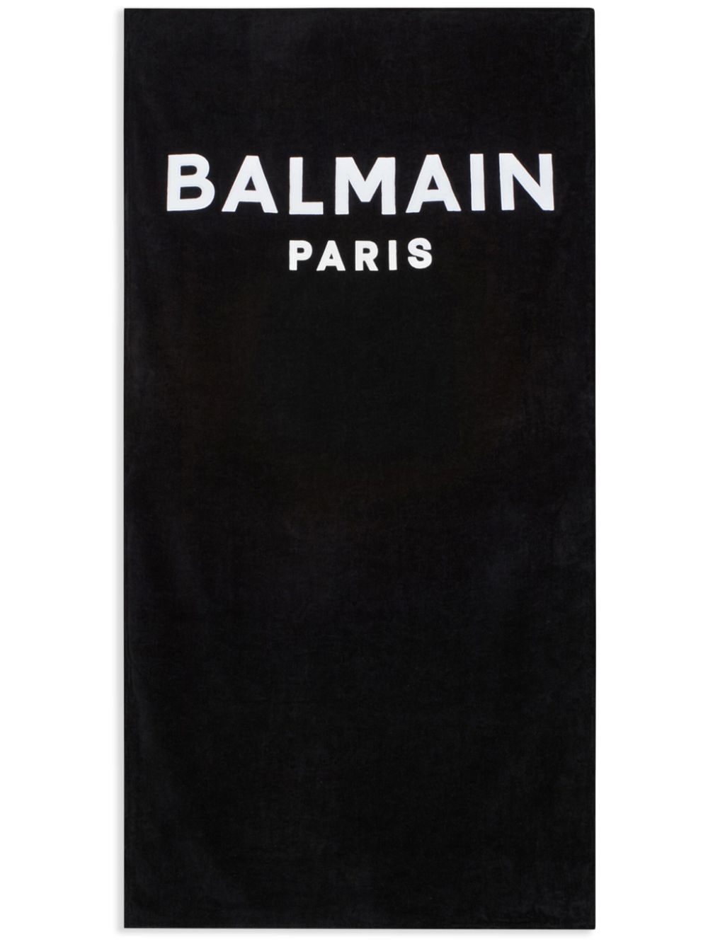 Balmain Badetuch mit Logo-Print - Schwarz von Balmain
