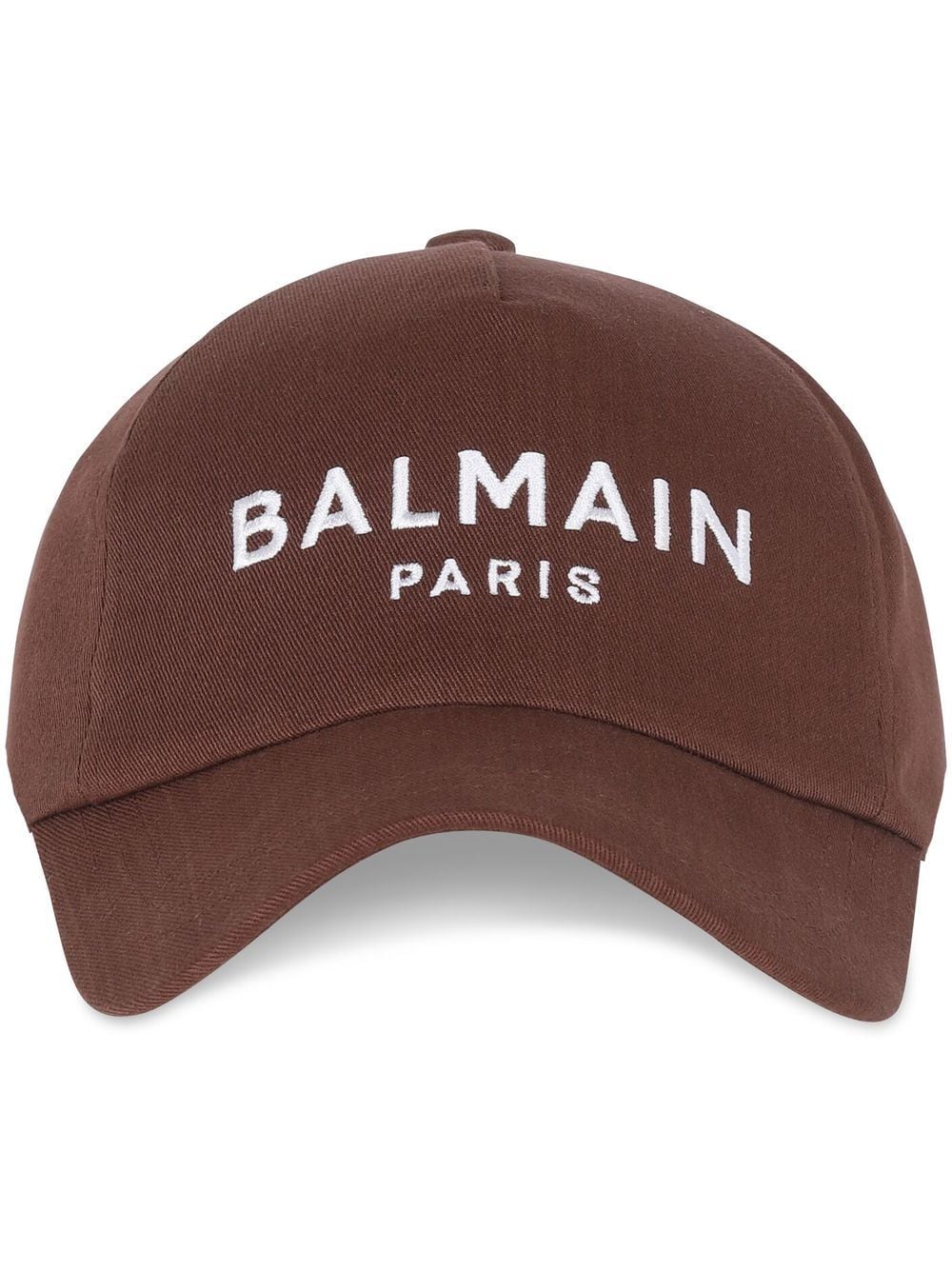 Balmain Baseballkappe mit Logo-Stickerei - Braun von Balmain