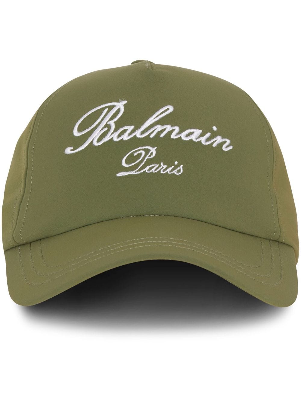 Balmain Baseballkappe mit Logo-Stickerei - Grün von Balmain