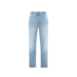 Balmain Blaue Cropped Straight Jeans Für Herren von Balmain