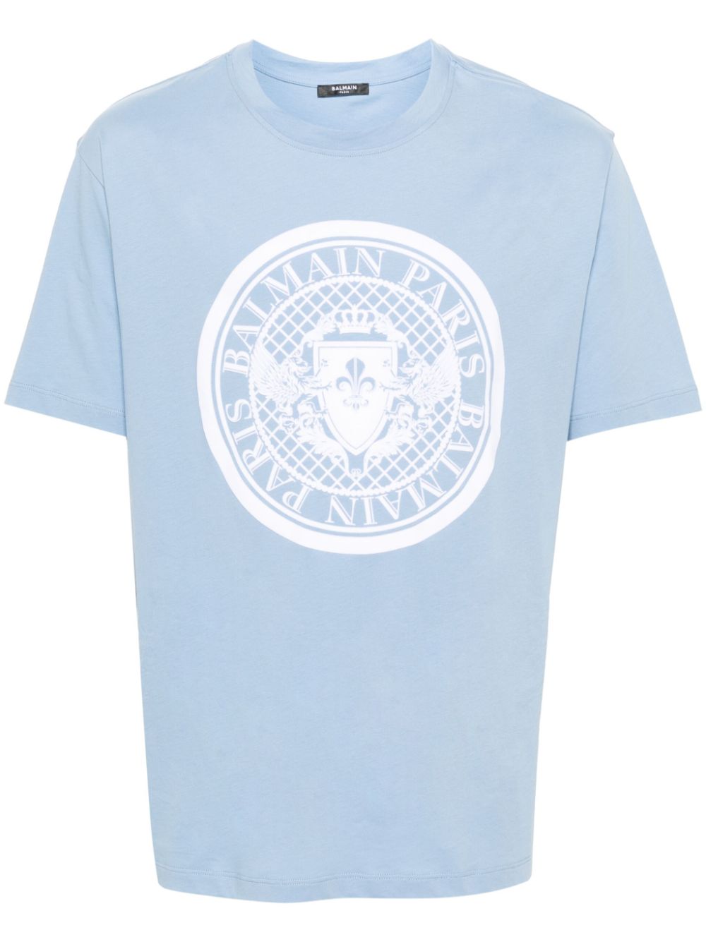 Balmain T-Shirt mit Münzen-Print - Blau von Balmain