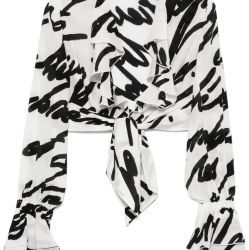 Balmain Damen Schwarze Seidenbluse von Balmain