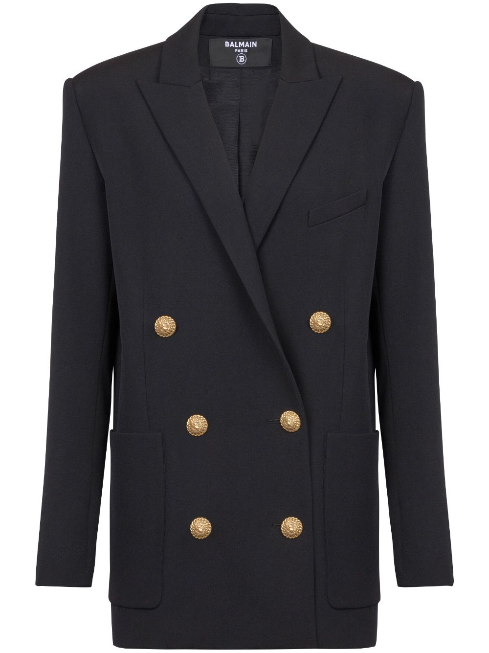 Balmain Doppelreihiger Blazer - Schwarz von Balmain