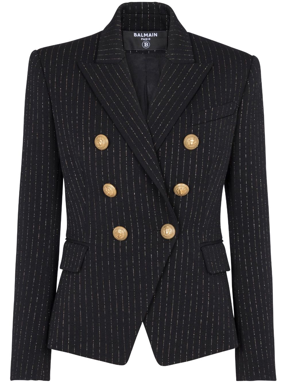 Balmain Einreihiger Blazer - Schwarz von Balmain