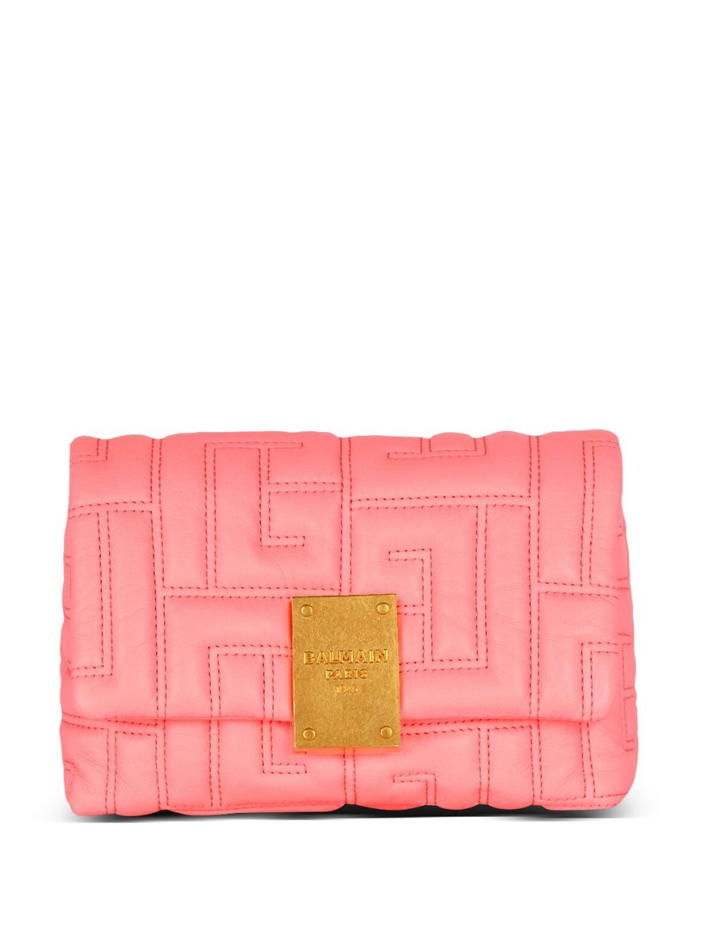 Balmain Gesteppte 1945 Mini-Tasche - Rosa von Balmain